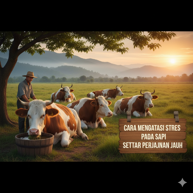 Cara Mengatasi Stres pada Sapi Setelah Perjalanan Jauh