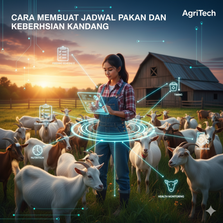Cara Membuat Jadwal Pakan dan Kebersihan Kandang