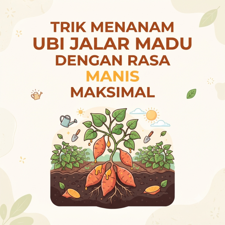 Trik Menanam Ubi Jalar Madu dengan Rasa Manis Maksimal